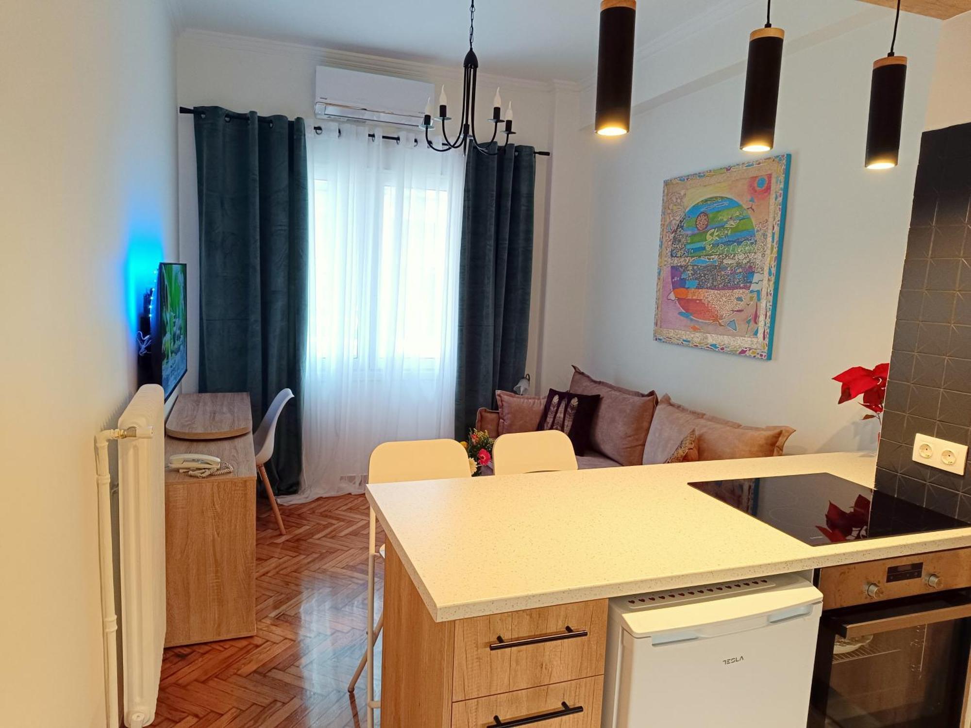 Golden Apartment In Victoria Athena Bagian luar foto